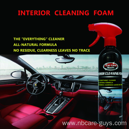 multipurpose car interior cleaner leather foam cleaner spray